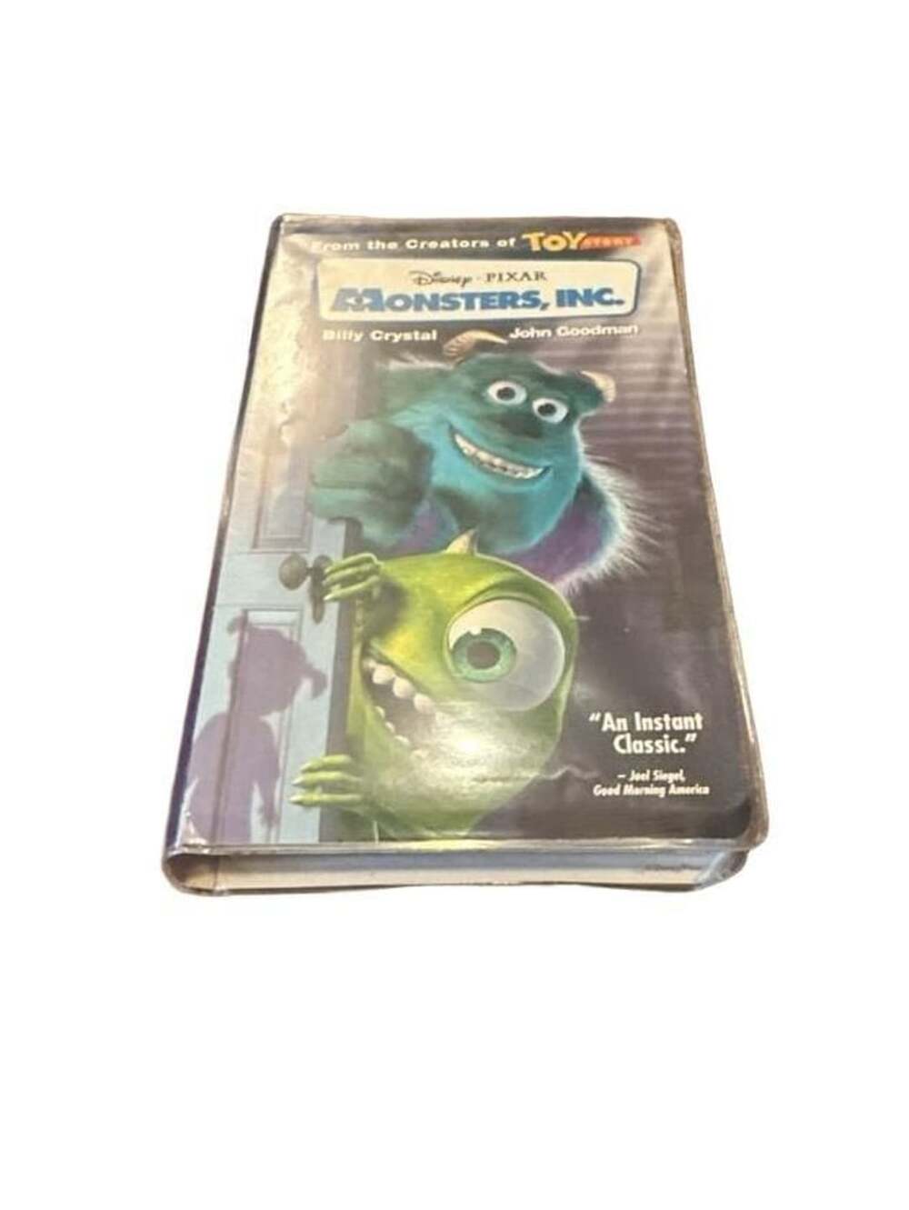 Disney Pixar Monsters, Inc. VHS Clamshell Blue Tape